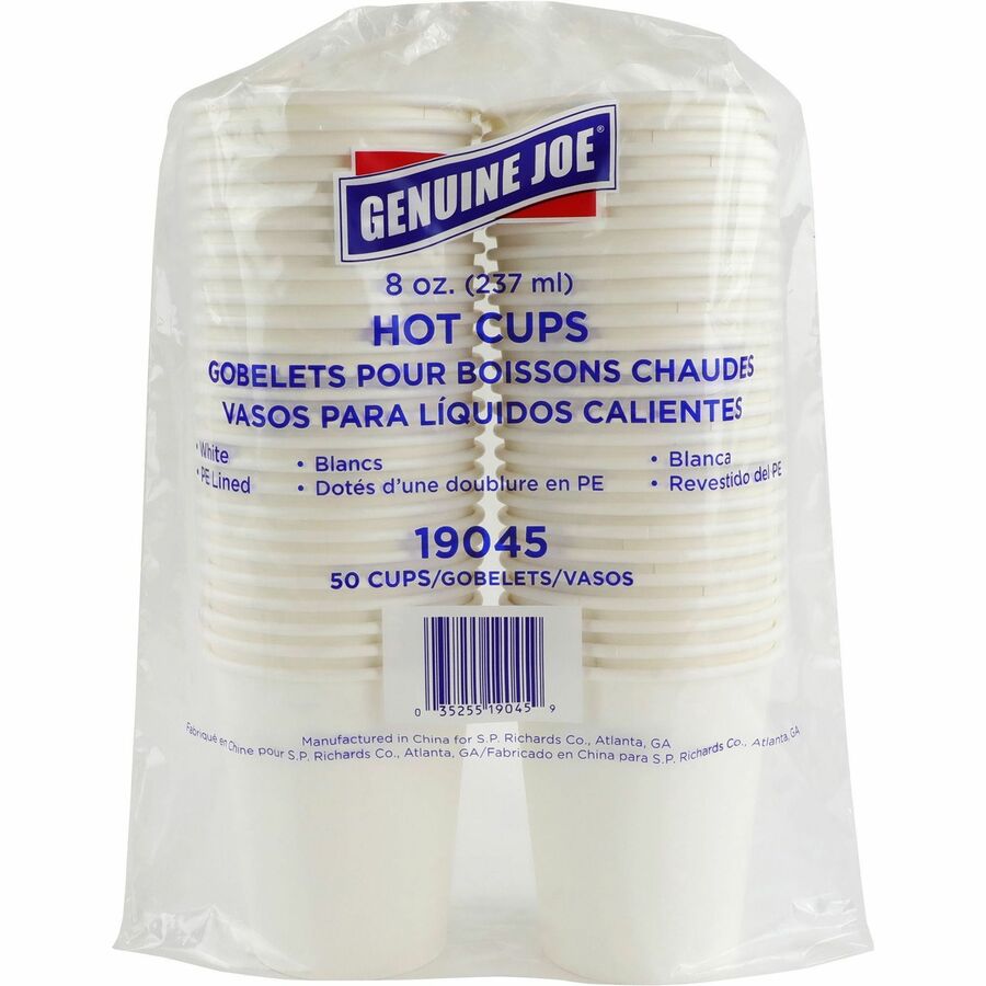 Genuine Joe 8 oz Disposable Hot Cups