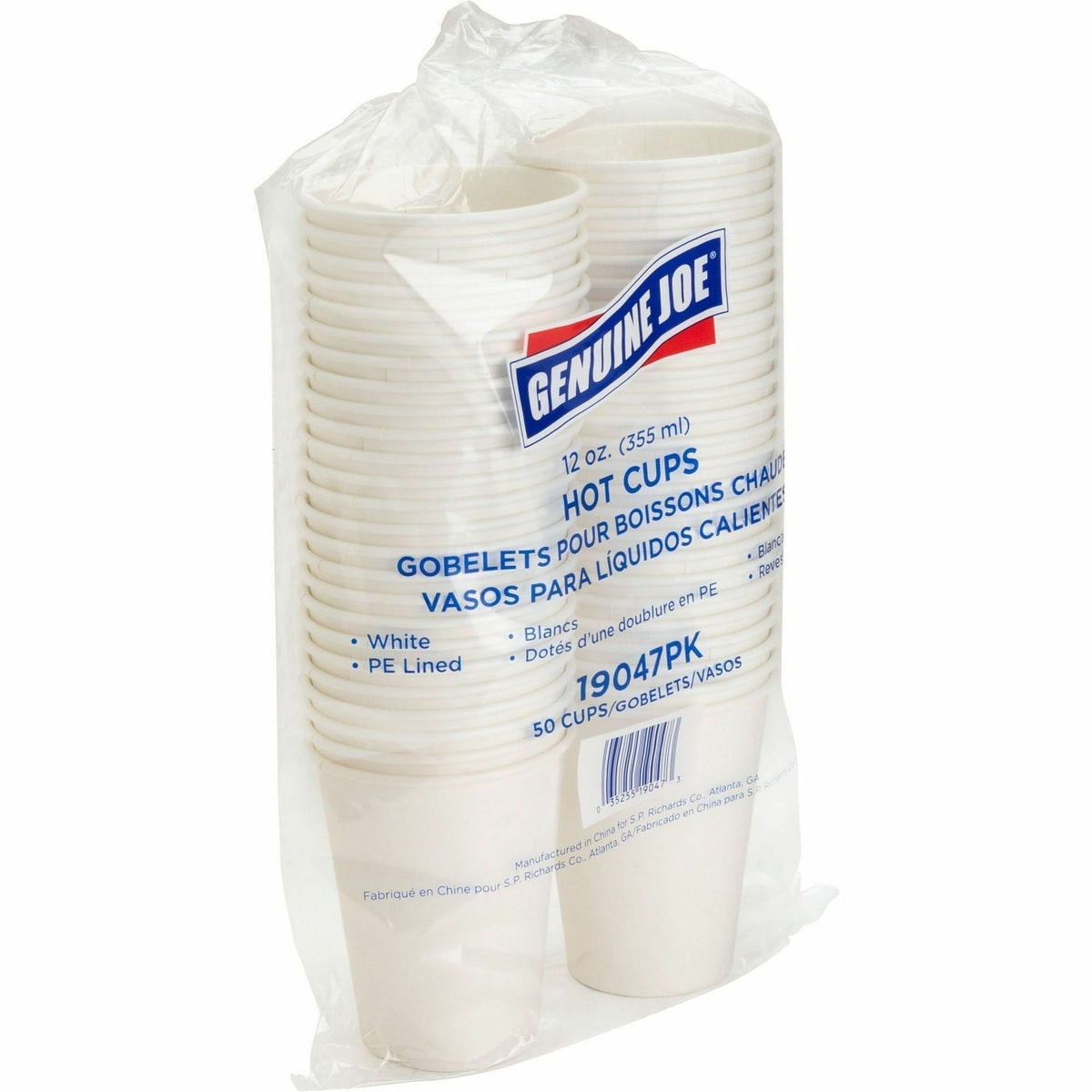 Genuine Joe 12 oz Disposable Hot Cups