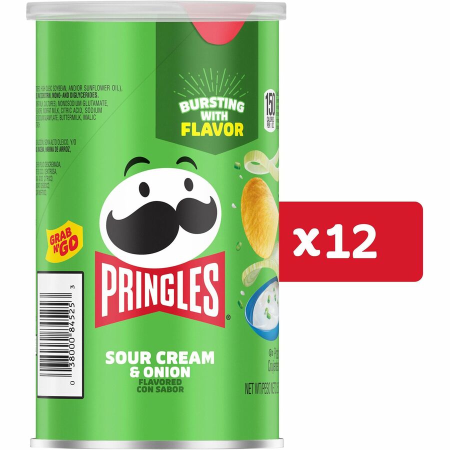 Pringles Keebler Sour Cream & Onion Potato Crisps