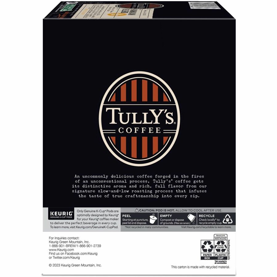 Tully's K-Cup, Pod Hawaiian Blend Coffee