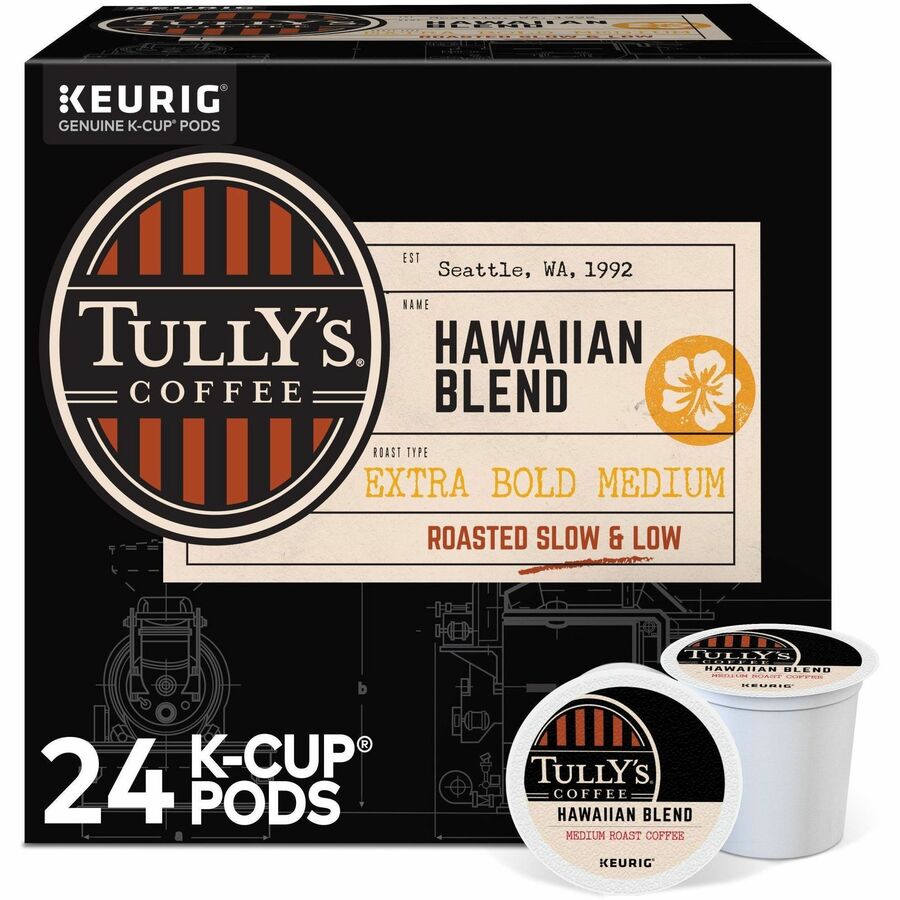Tully's K-Cup, Pod Hawaiian Blend Coffee