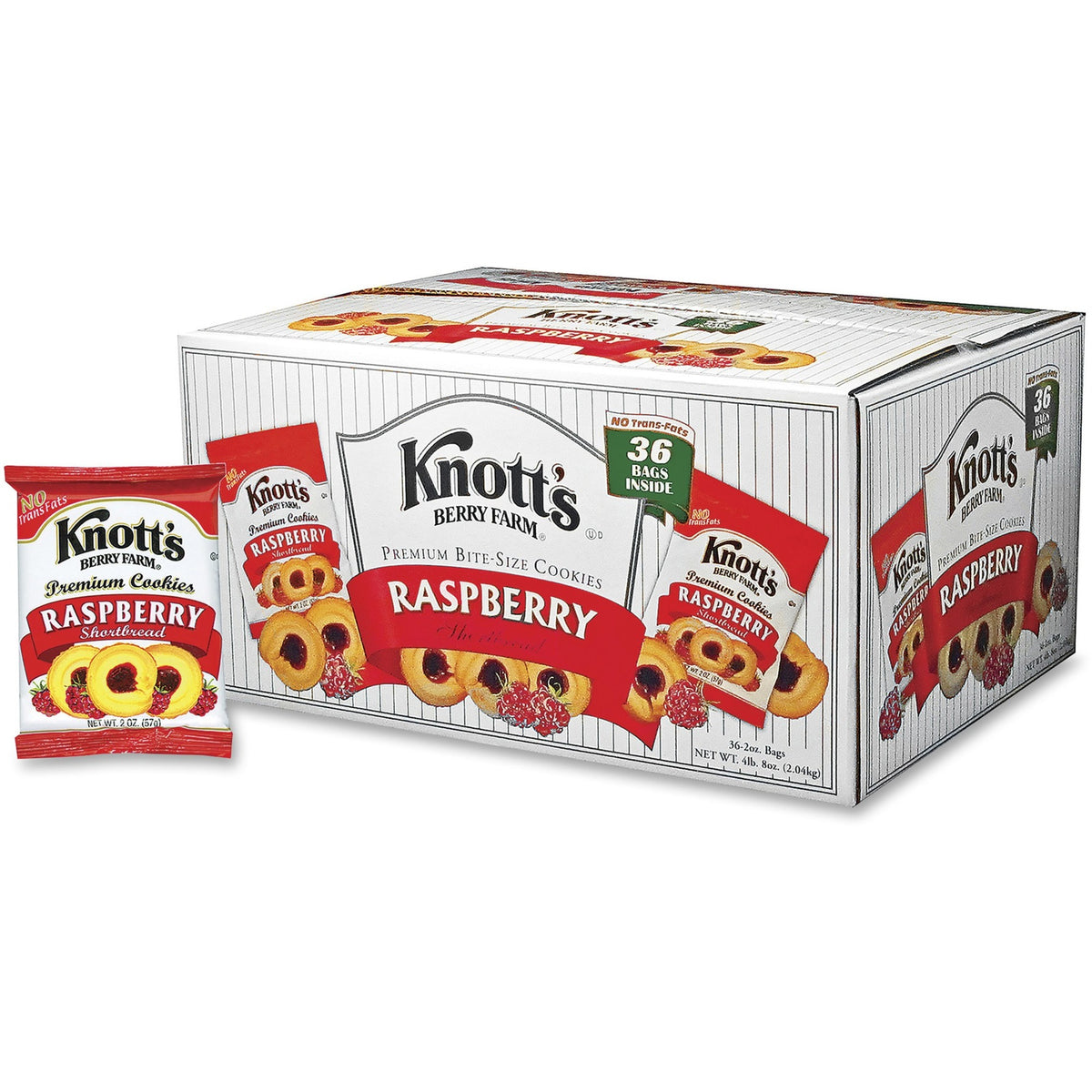 Knott's Berry Farm Raspberry Shortbread Bite-Size Cookies