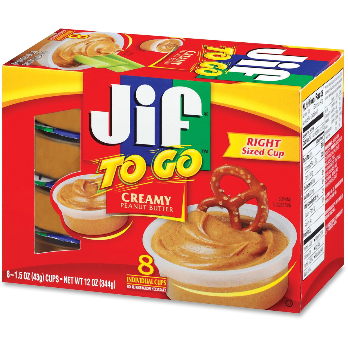 Jif To Go Peanut Butter Cups - Creamy