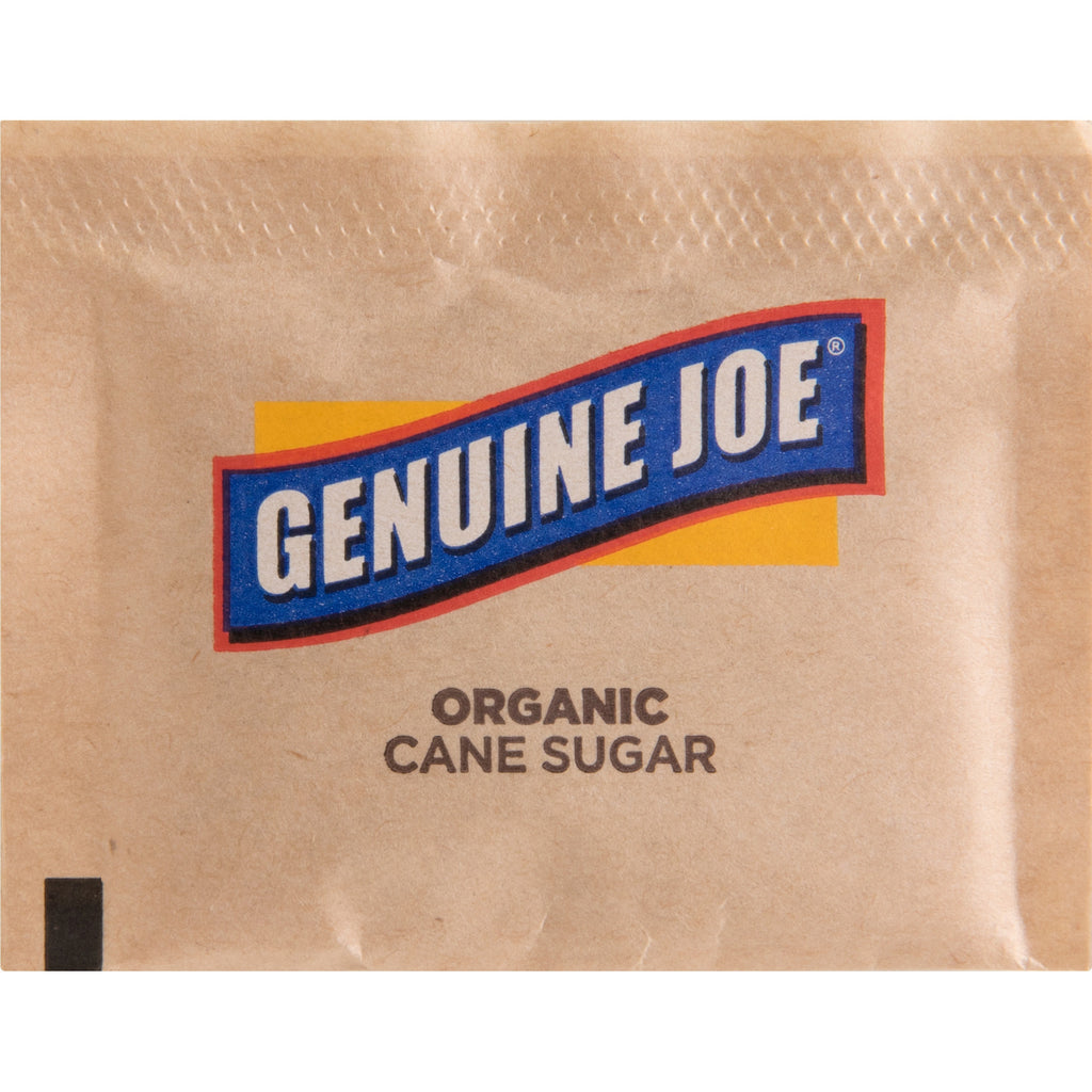Genuine Joe Turbinado Natural Cane Sugar Packets