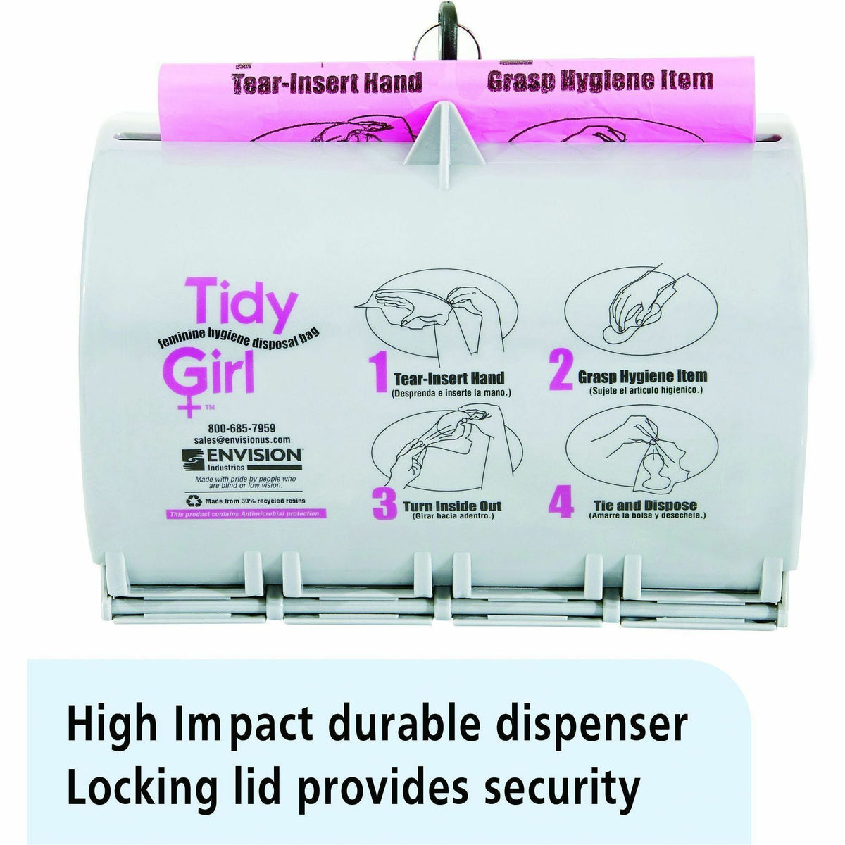 Stout Tidy Girl Feminine Hygiene Bags Dispenser