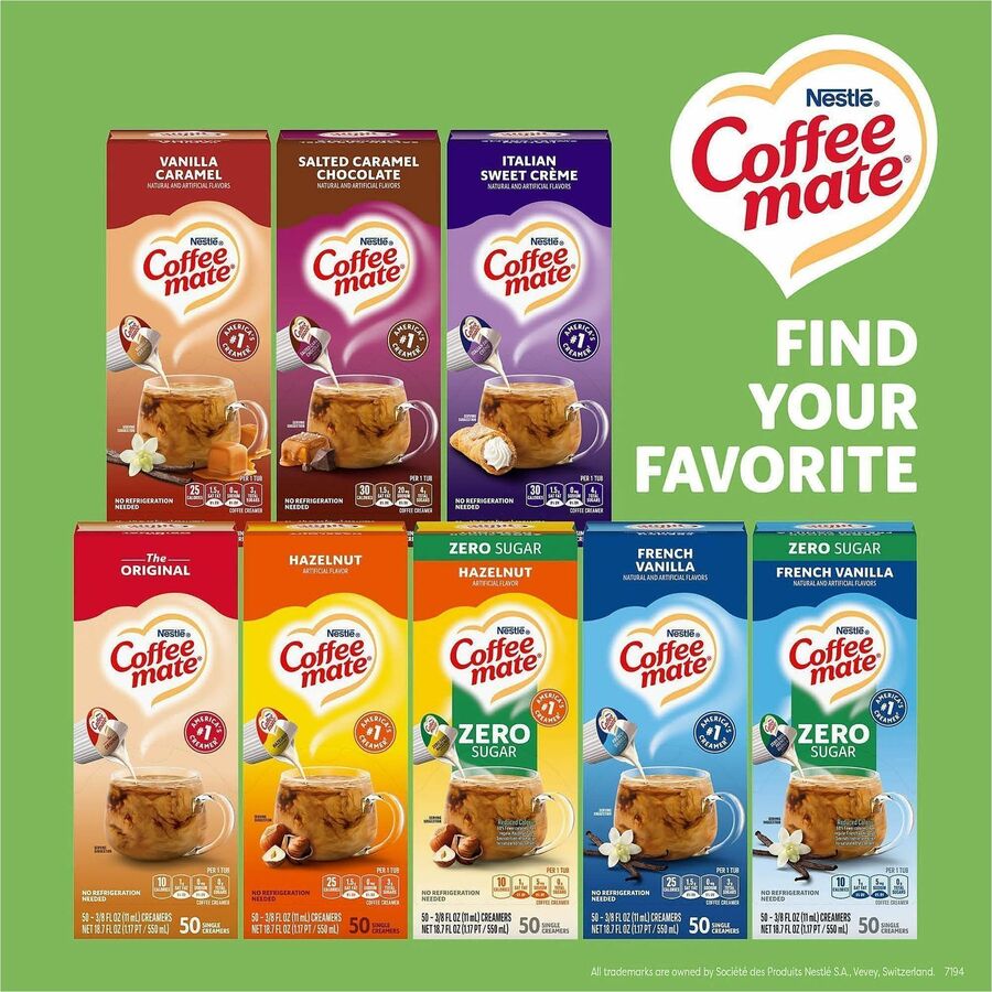 Coffee mate Irish Creme Nondairy Liquid Creamer Singles