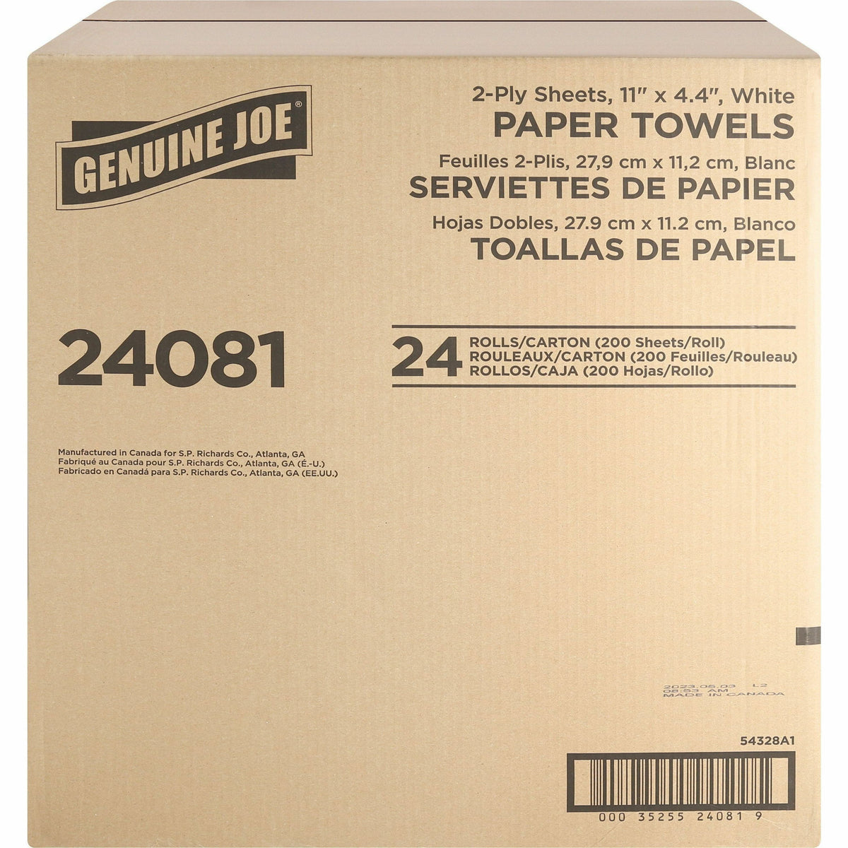 Genuine Joe Kitchen Roll Flexible Size Towels