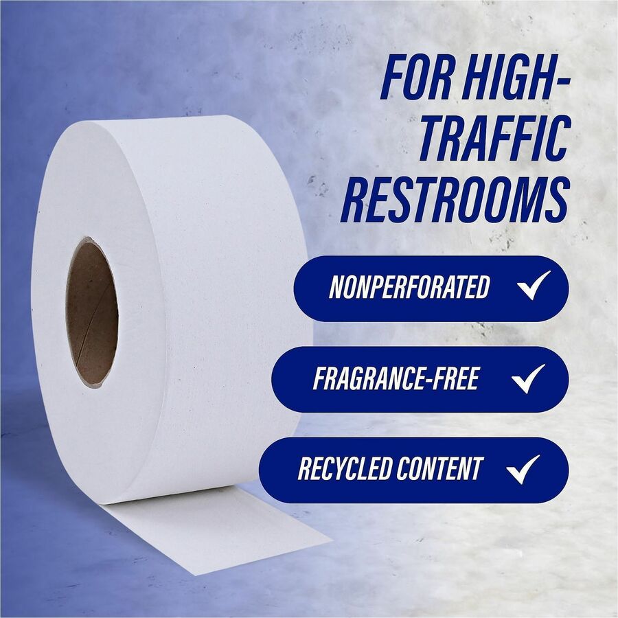 Genuine Joe 2-ply Jumbo Roll Dispenser Bath Tissue