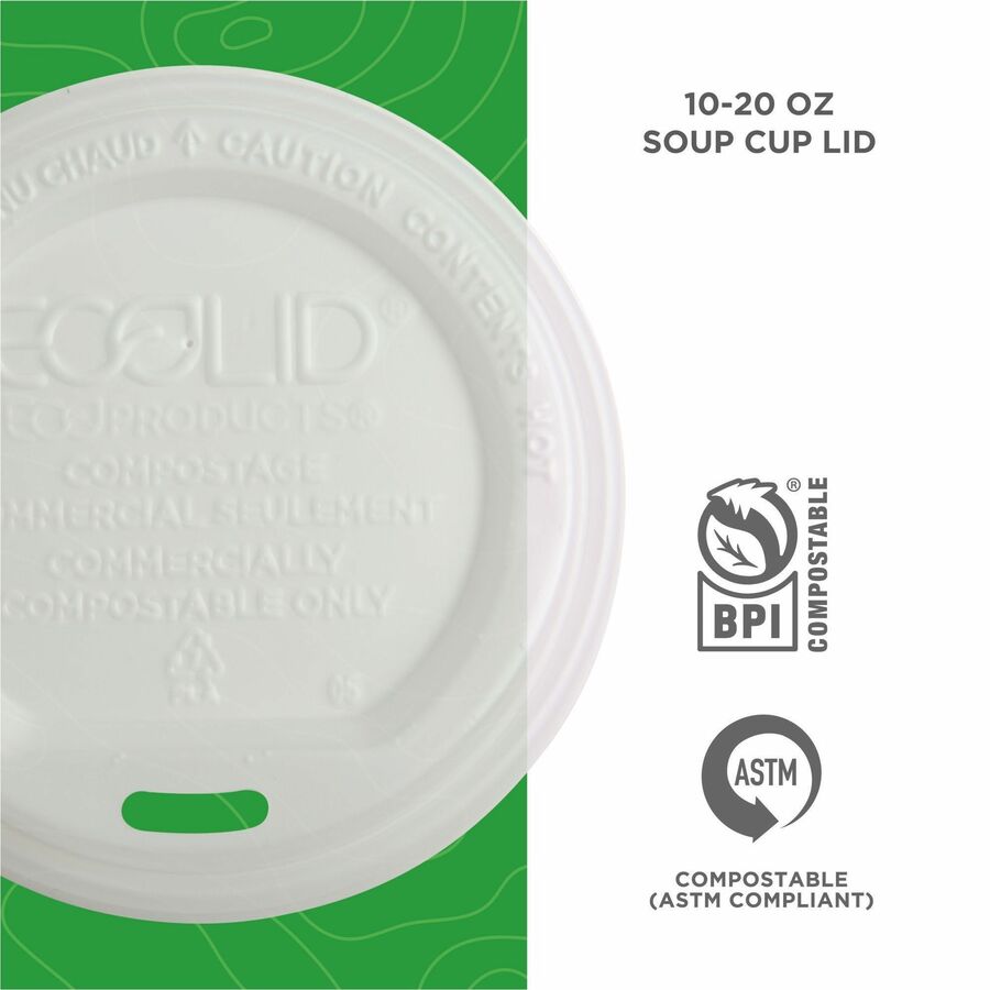 Eco-Products Renewable EcoLid Hot Cup Lids