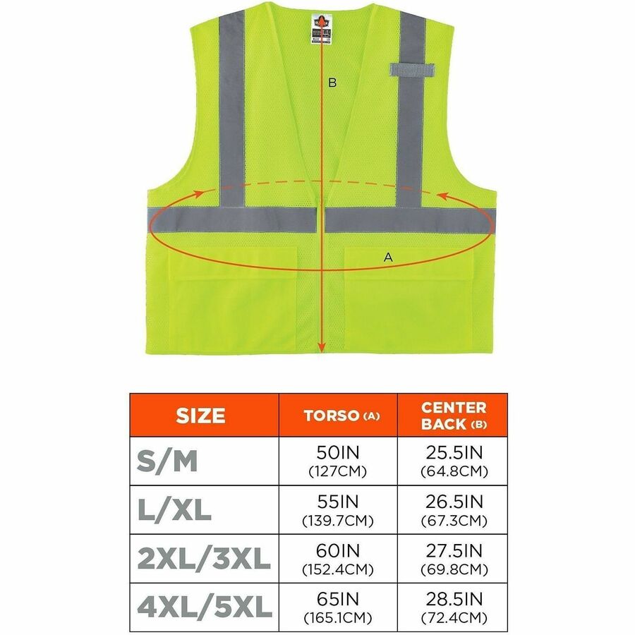 Ergodyne 8220Z Class 2 Standard Vest