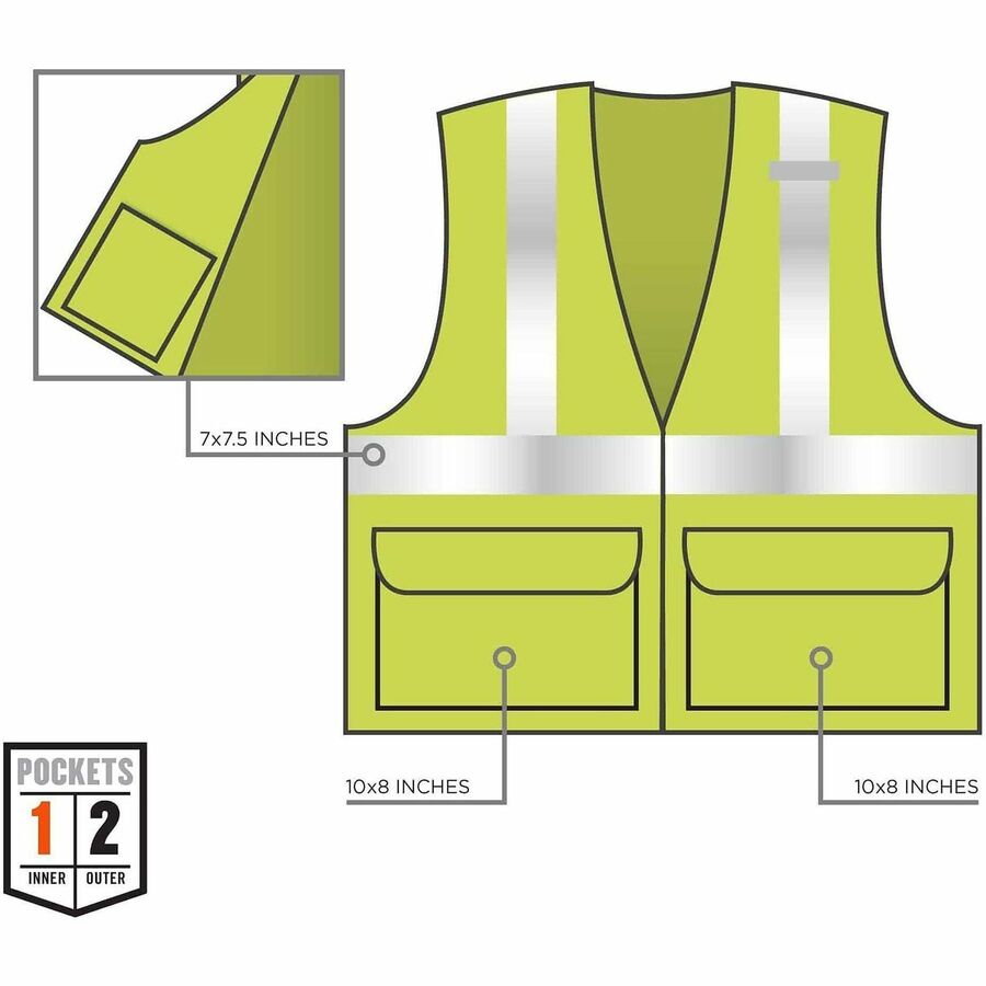 Ergodyne 8220Z Class 2 Standard Vest