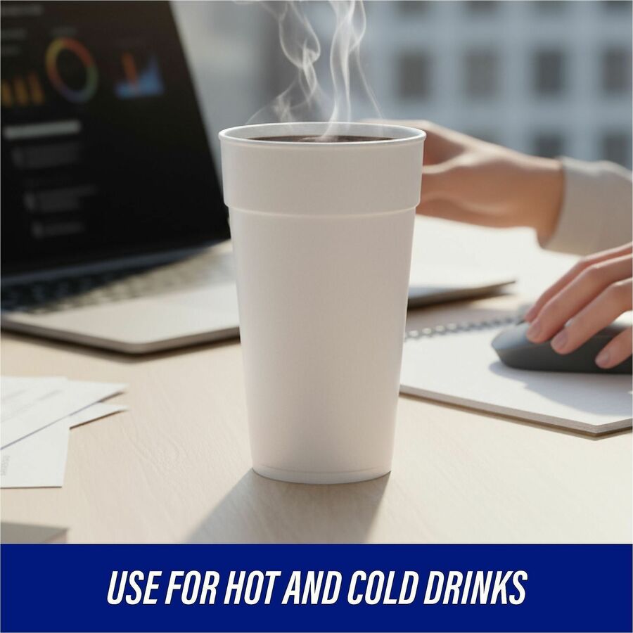 Genuine Joe 24 oz Foam Cups