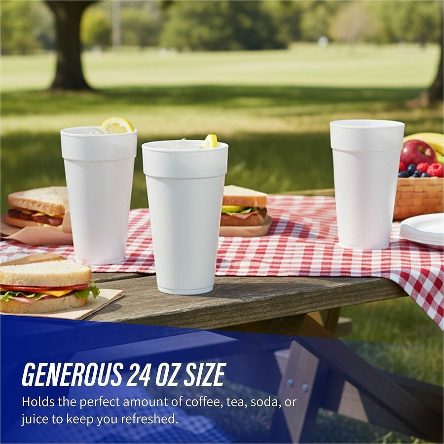 Genuine Joe 24 oz Foam Cups