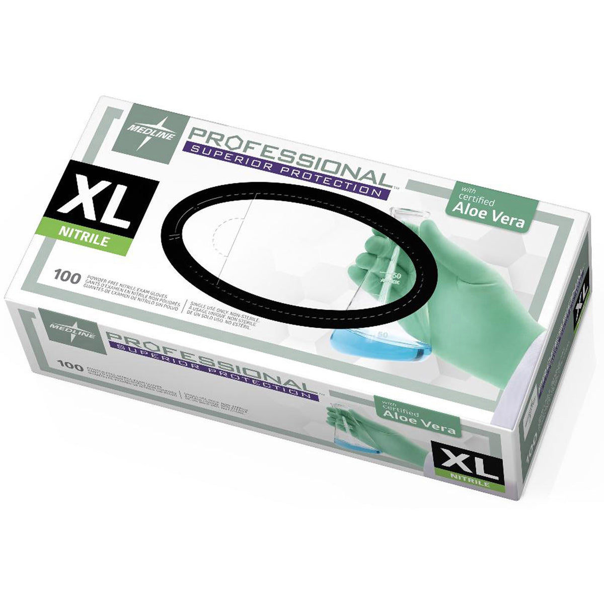 Medline Professional Series Aloetouch Gloves