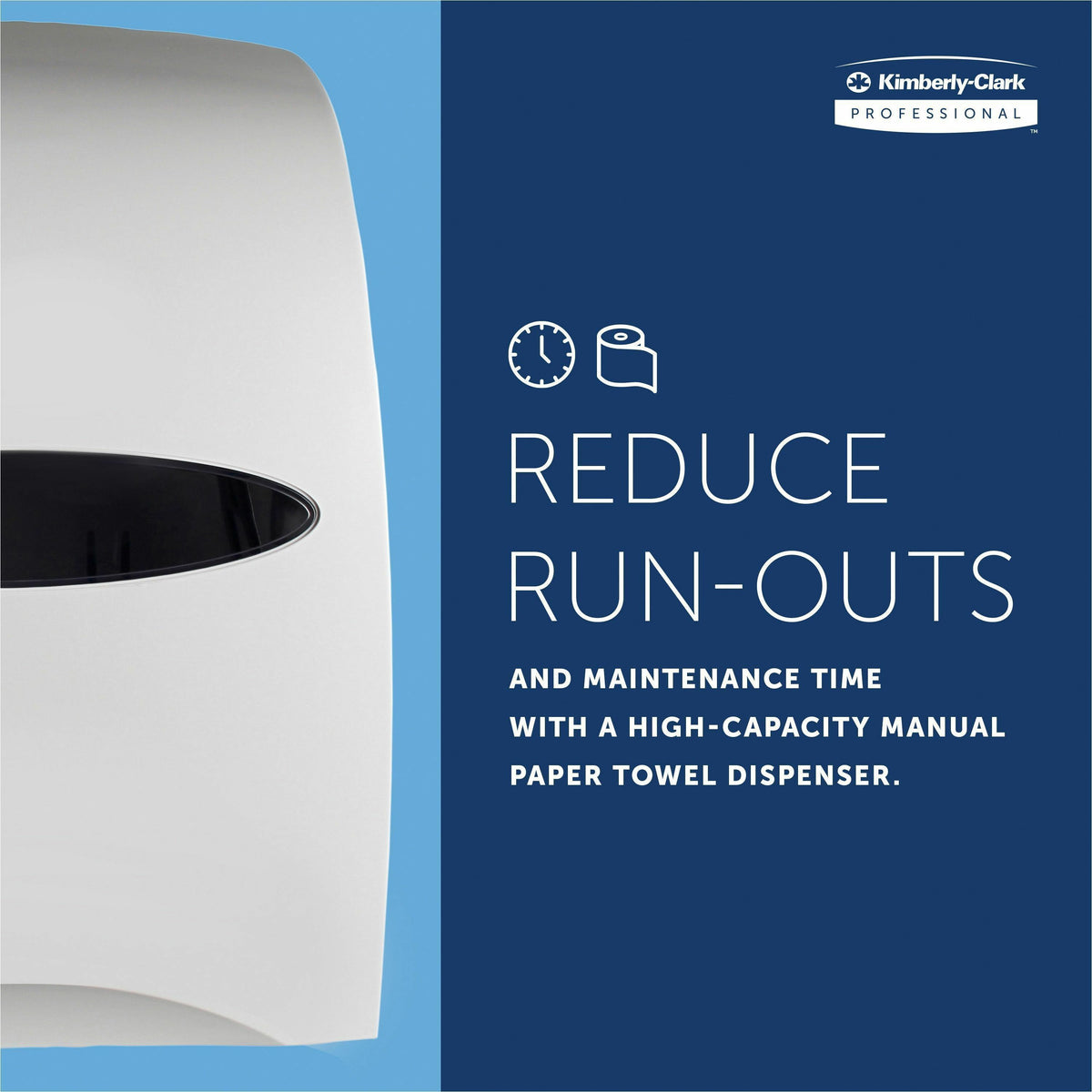 Kimberly-Clark Professional Sanitouch Manual Hard Roll Towel Dispenser