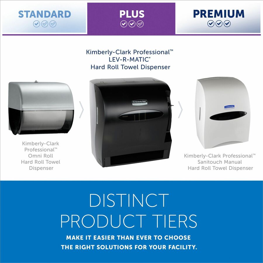 Kimberly-Clark Professional Lev-R-Matic Manual Hard Roll Towel Dispenser