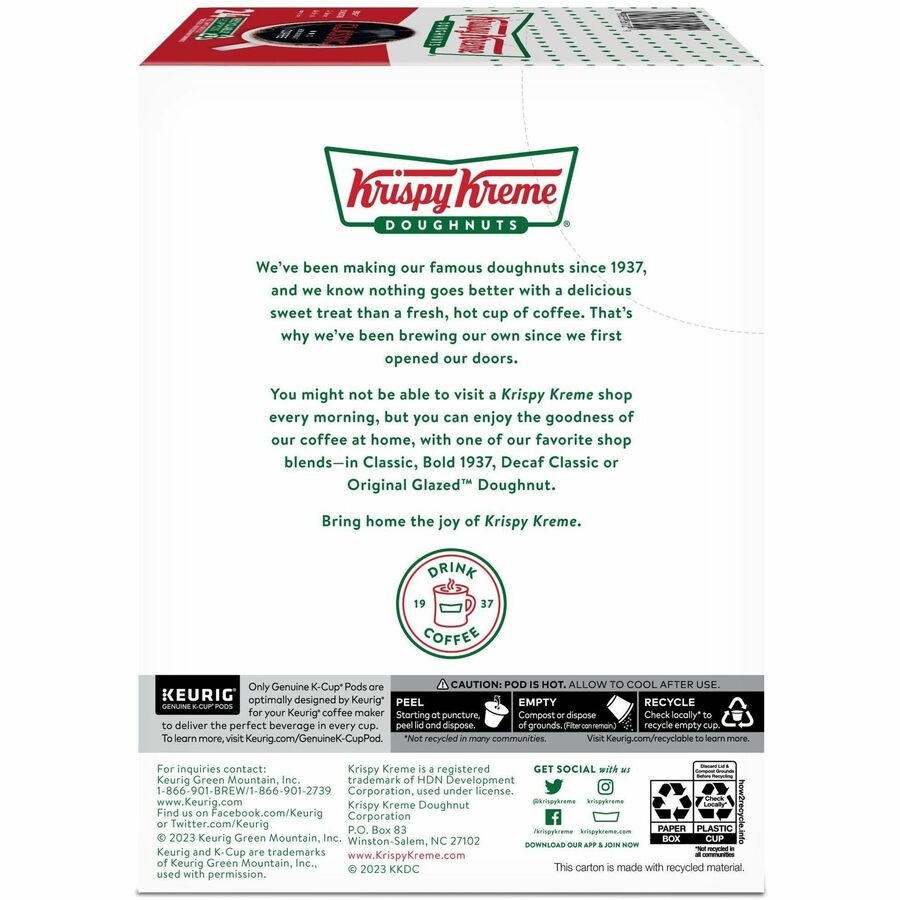 Krispy Kreme K-Cup, Pod Classic Coffee