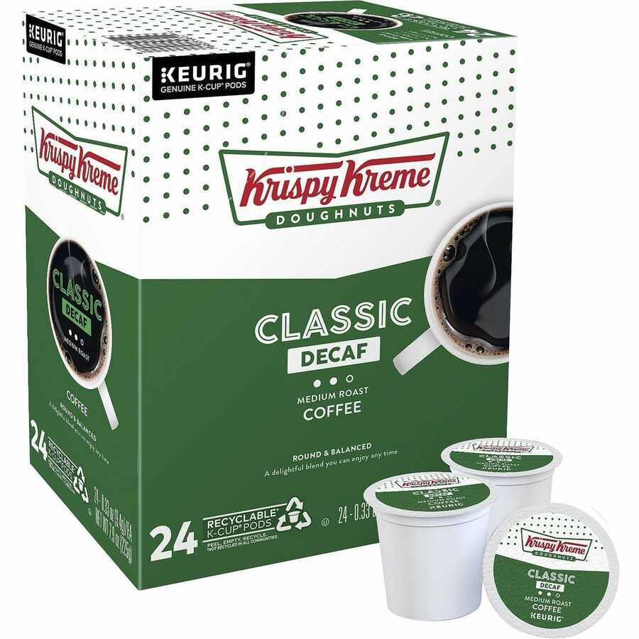 Krispy Kreme K-Cup, Pod Classic Decaf Coffee