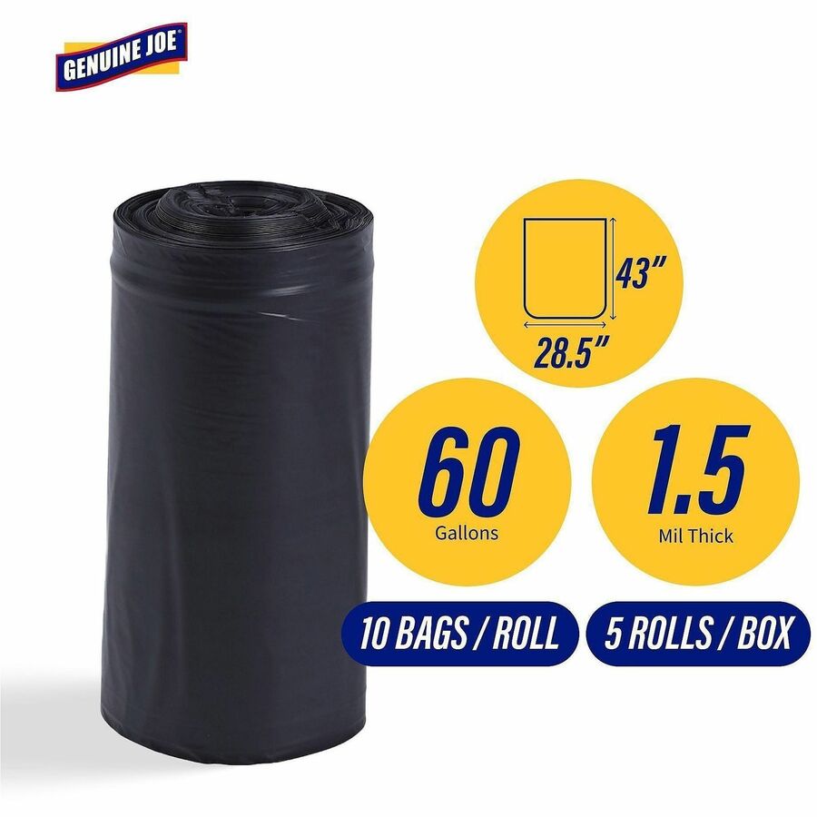 Genuine Joe Slim Jim 23-gallon Can Liners