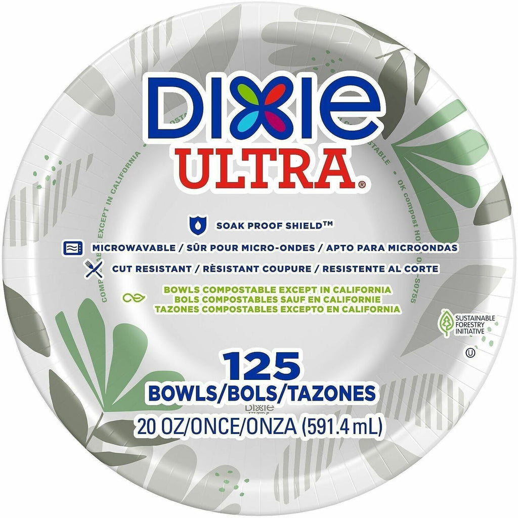 Dixie Ultra® Pathways 20 oz Heavyweight Paper Bowls by GP Pro