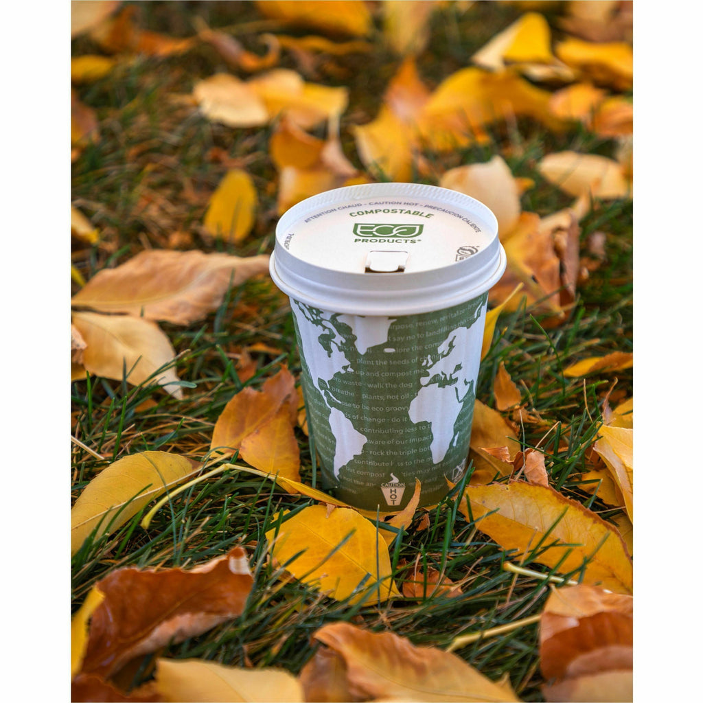 Eco-Products 12 oz World Art Insulated Hot Beverage Cups