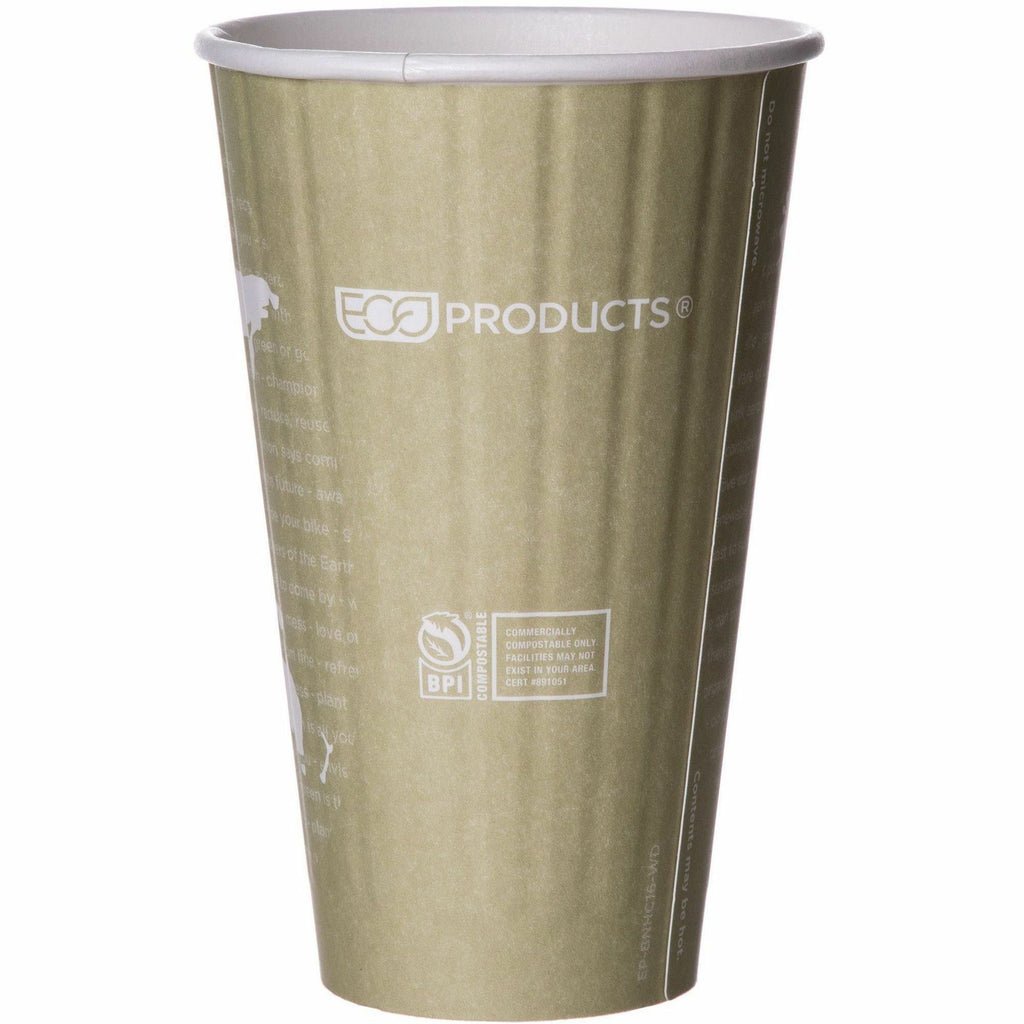 Eco-Products 16 oz World Art Insulated Hot Beverage Cups