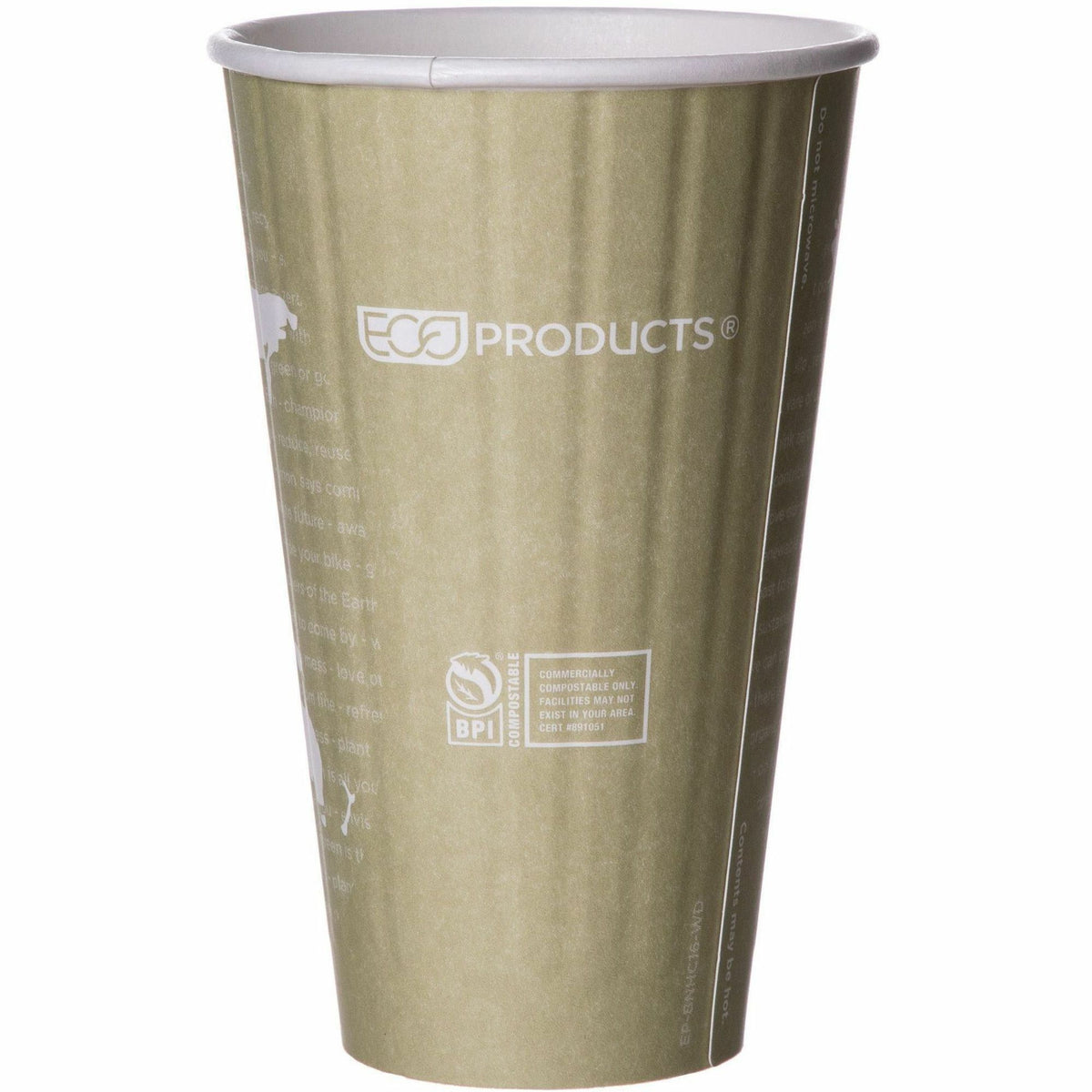 Eco-Products 16 oz World Art Insulated Hot Beverage Cups