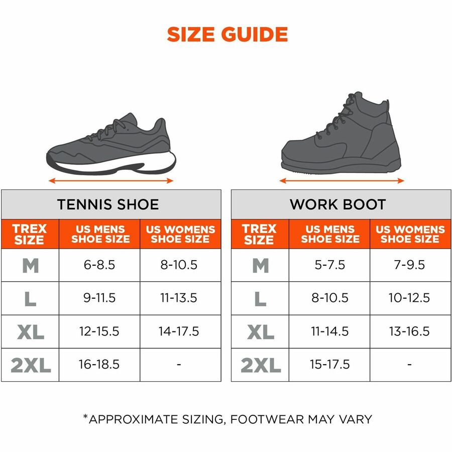Ergodyne TREX 6300 Slip-On Ice Cleats