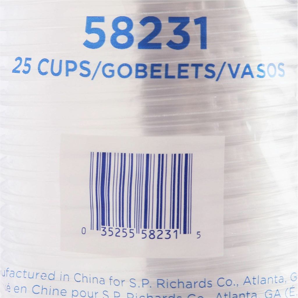 Genuine Joe 12 oz Clear Plastic Cups