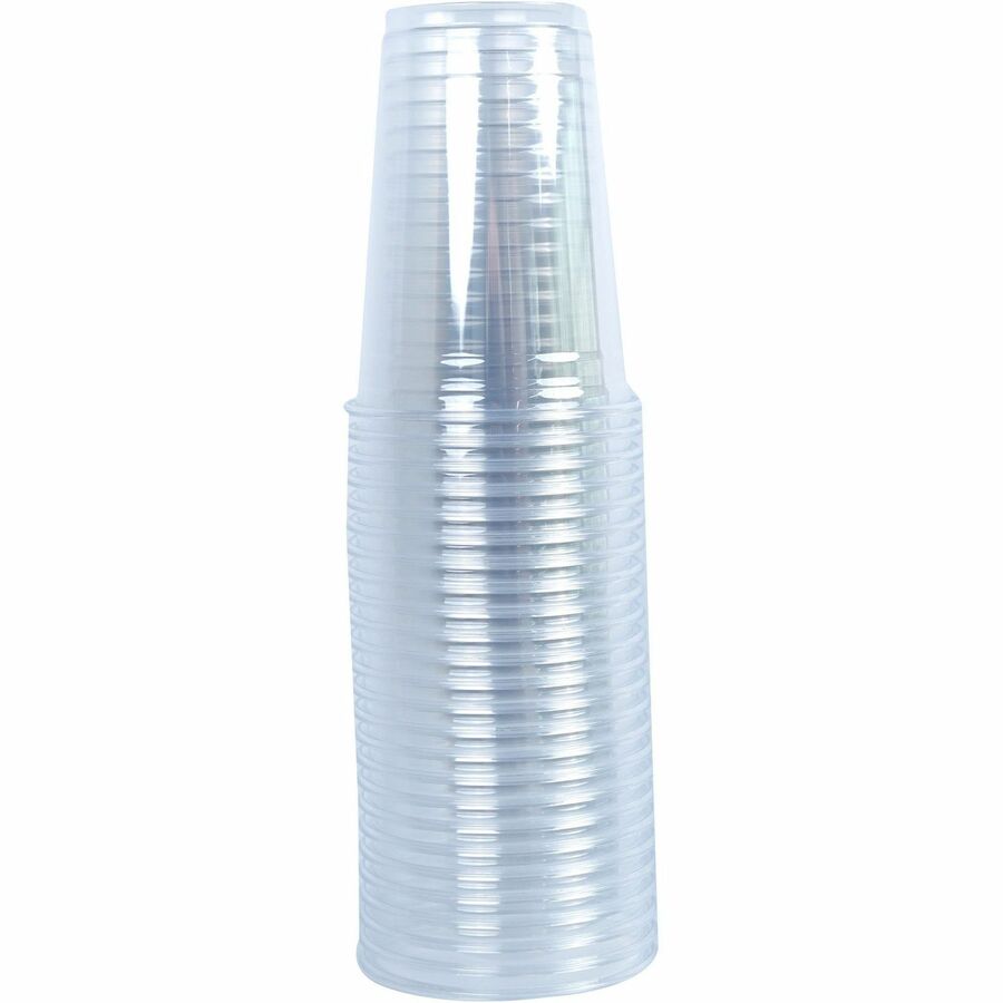 Genuine Joe 10 oz Clear Plastic Cups