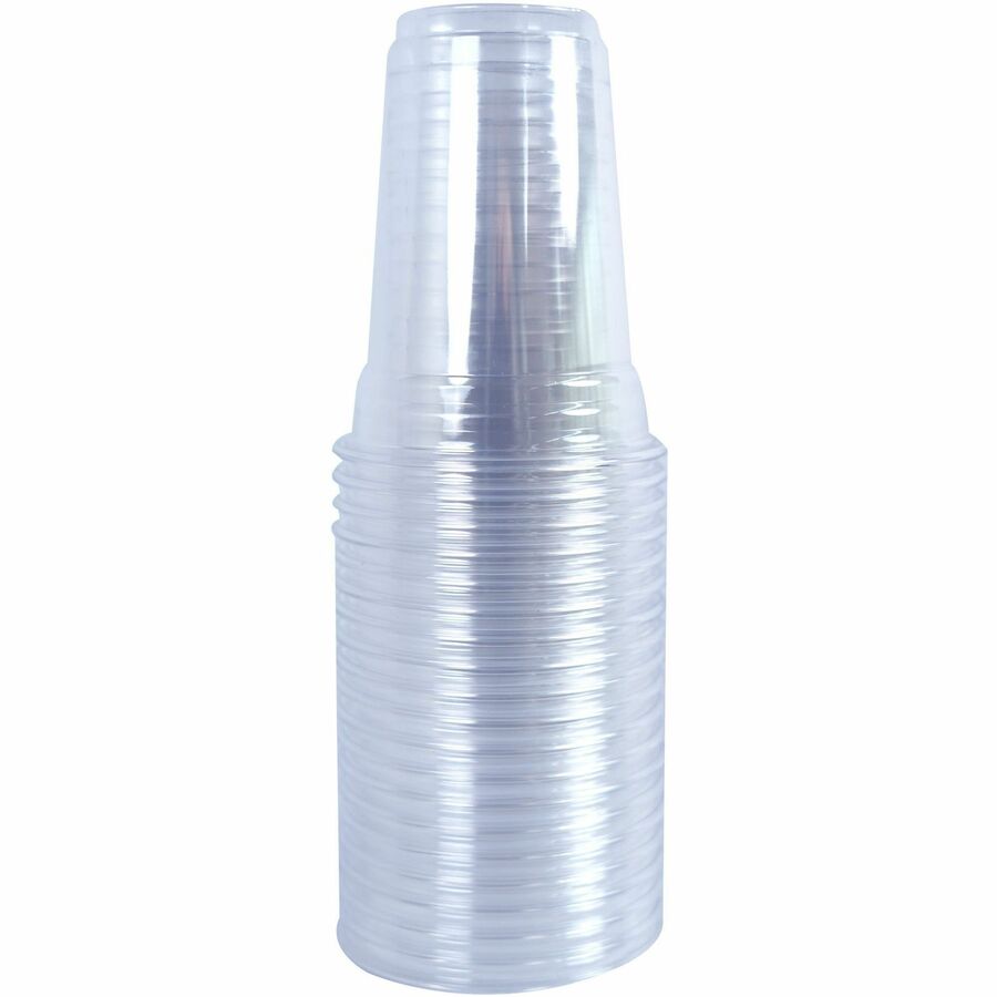Genuine Joe 9 oz Clear Plastic Cups