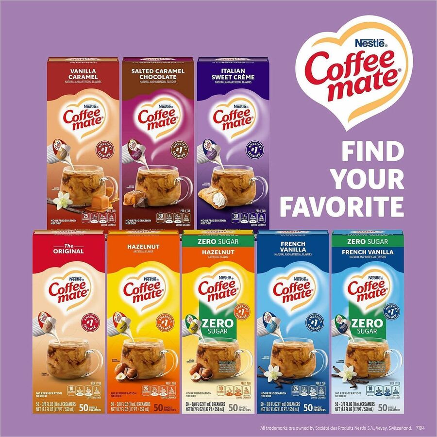 Coffee mate Italian Sweet Creme Nondairy Liquid Creamer Singles