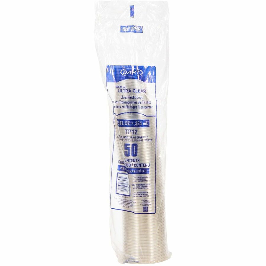 Solo Ultra Clear 12 oz Practical-Fill Cold Cups