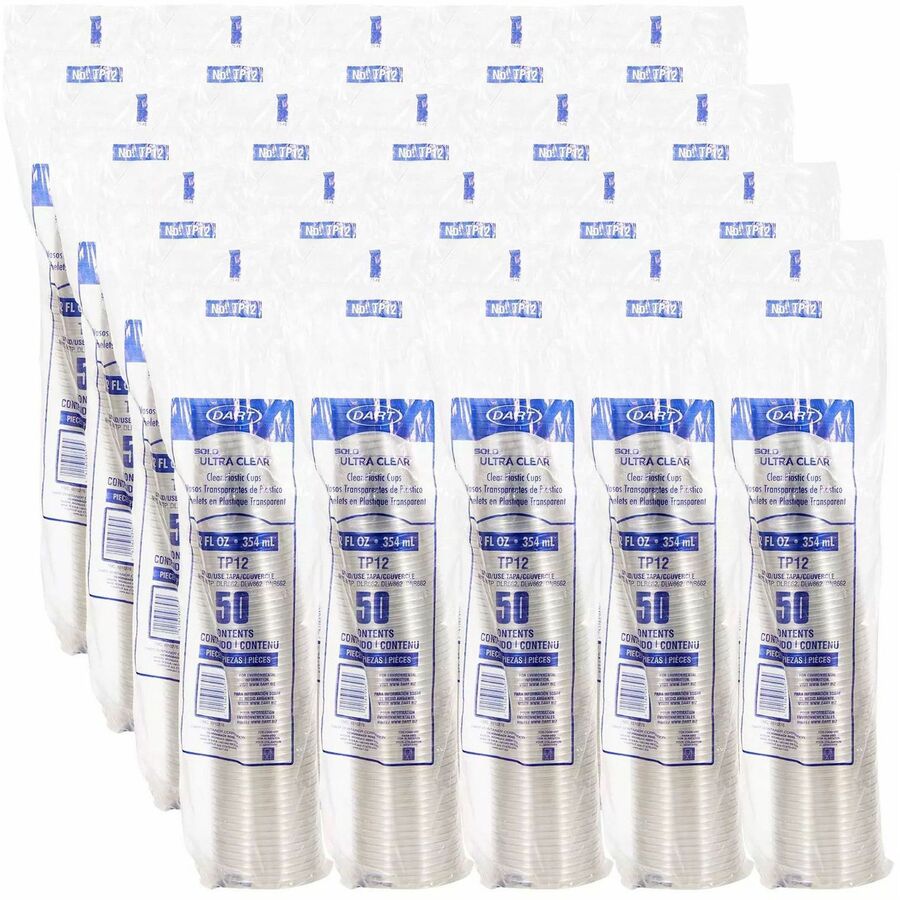 Solo Ultra Clear 12 oz Practical-Fill Cold Cups