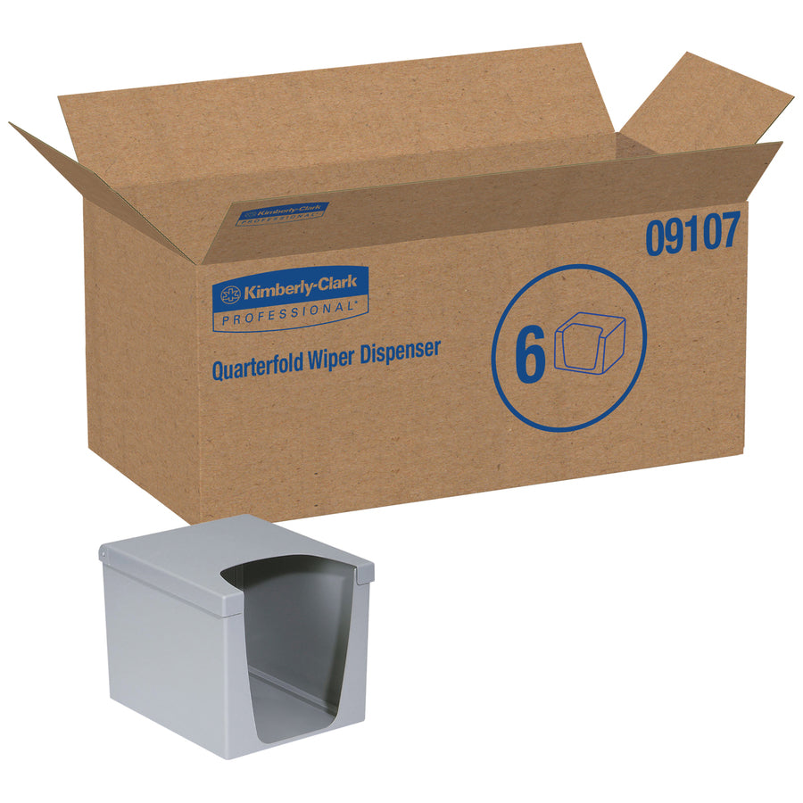 KIMTECH Quarterfold Wiper Dispenser for WypAll and Kimtech Wipes
