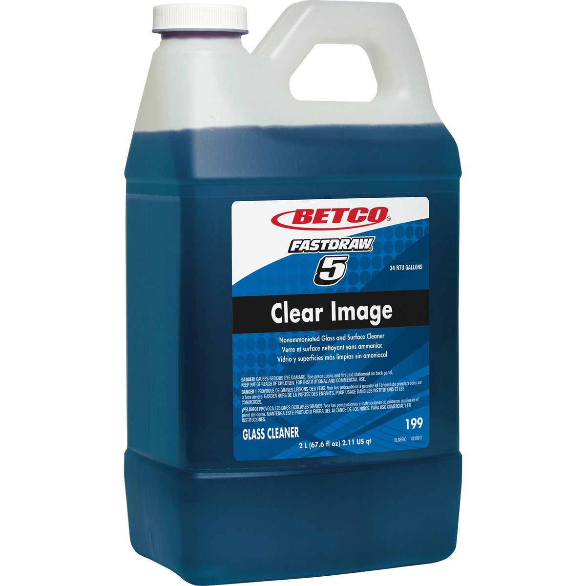 Betco Clear Image FastDraw 5 Glass Cleaner