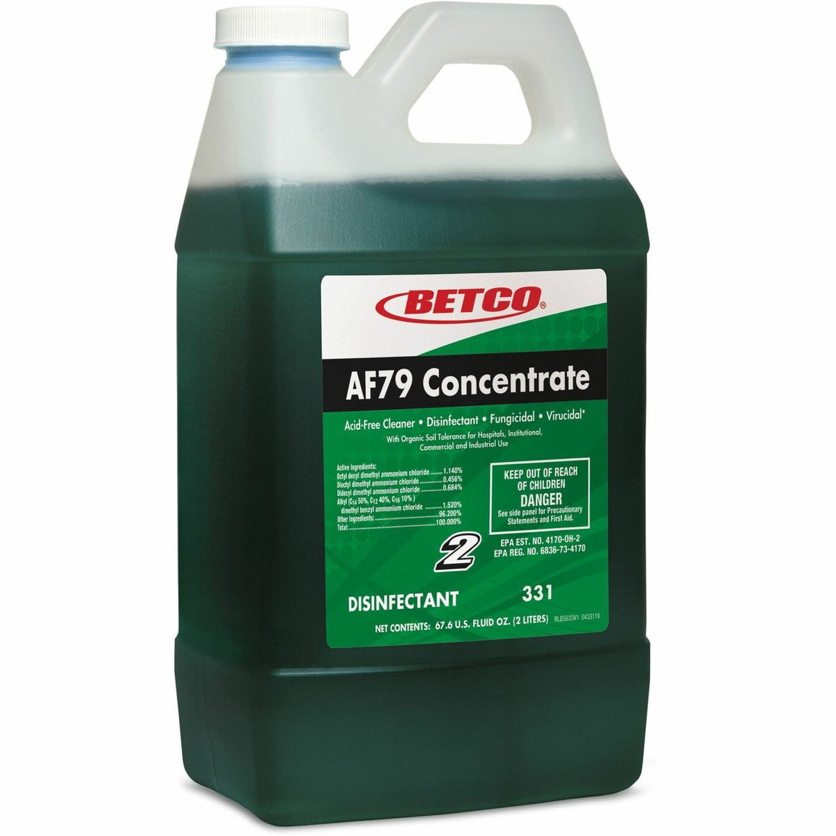Betco FastDraw 2 AF79 Concentrate Disinfectant