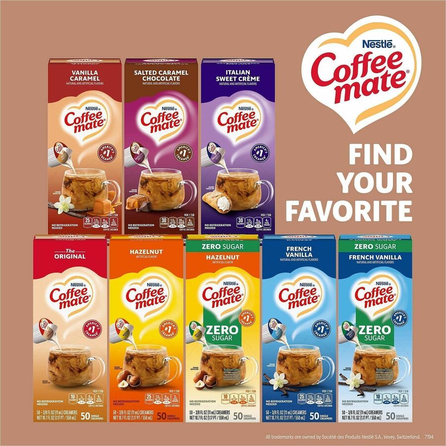 Coffee mate Café Mocha Nondairy Liquid Creamer Singles
