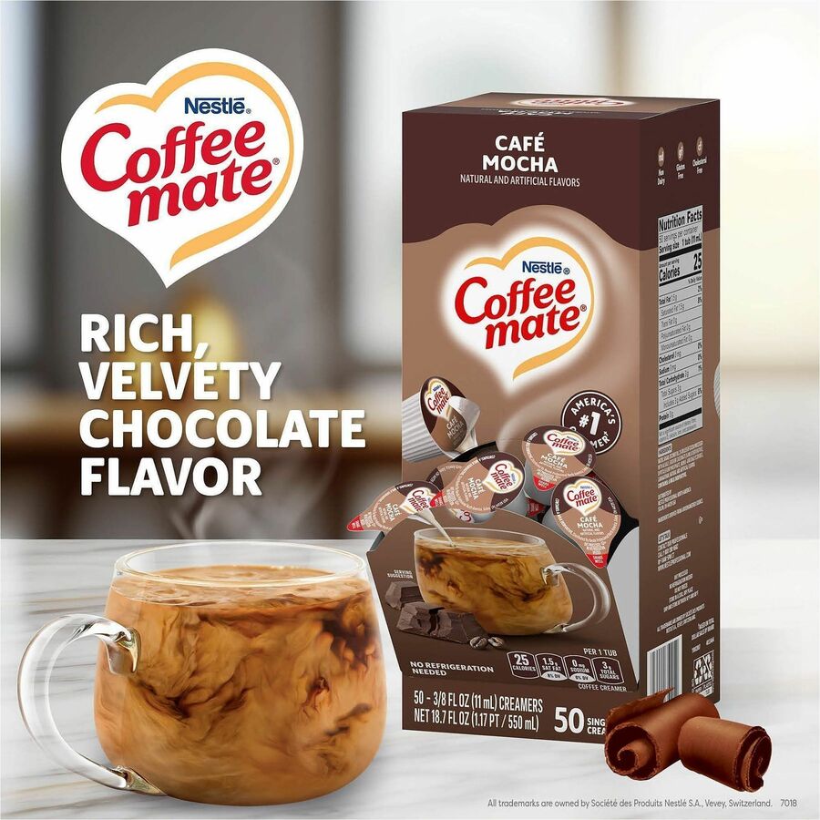 Coffee mate Café Mocha Nondairy Liquid Creamer Singles