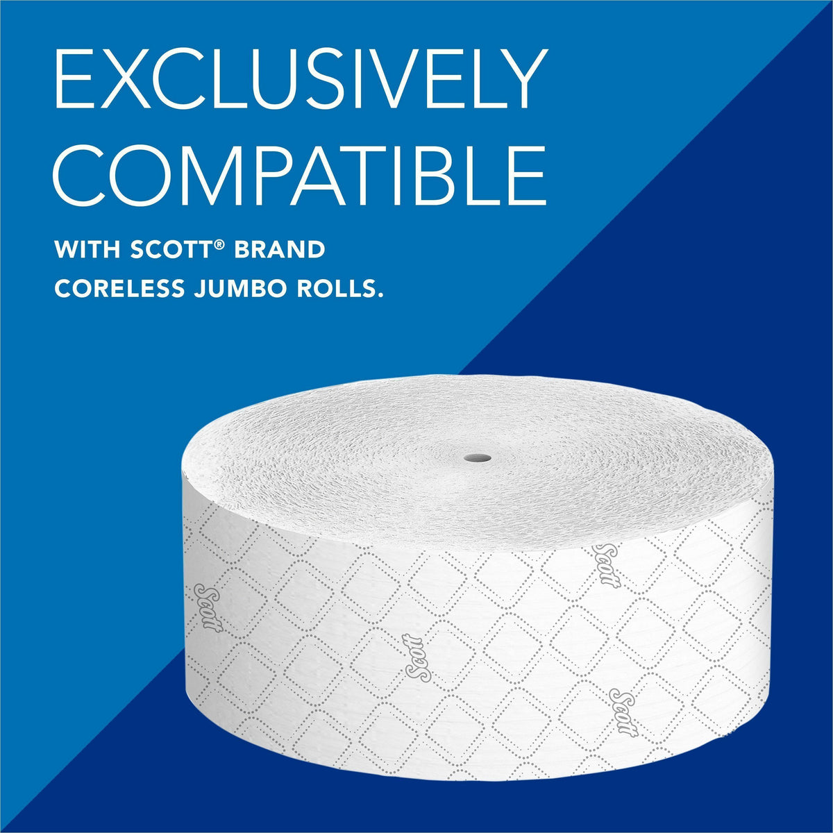 Scott Essential Coreless Jumbo Roll Toilet Paper Dispenser