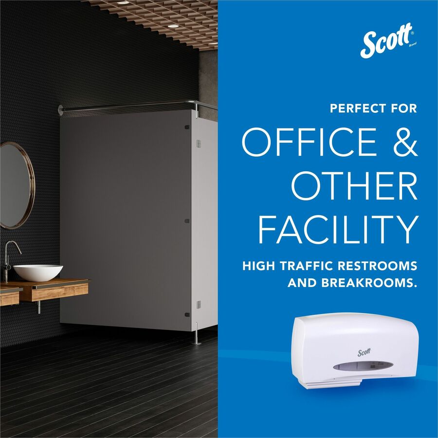 Scott Essential Coreless Jumbo Roll Toilet Paper Dispenser