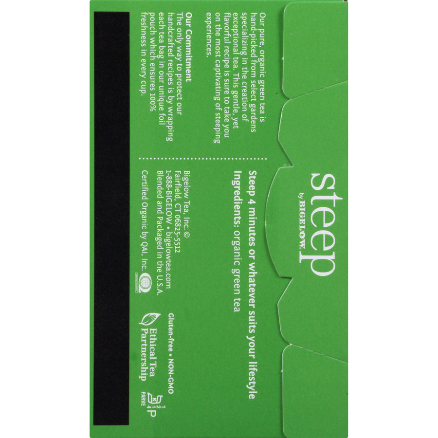 Steep by Bigelow® Organic Pure Green Tea Bag