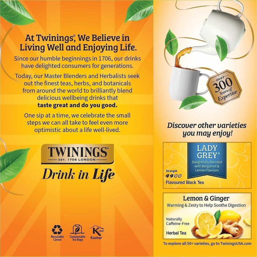 Twinings of London Earl Grey Black Tea Bag