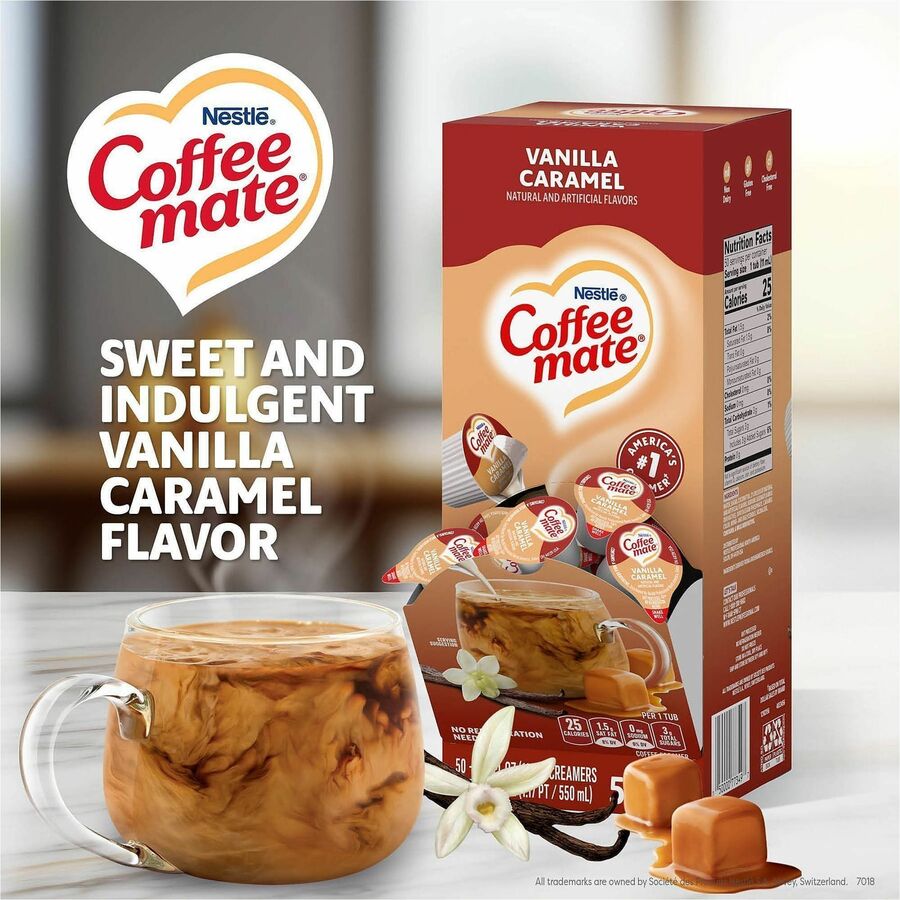 Coffee mate Vanilla Caramel Nondairy Liquid Creamer Singles