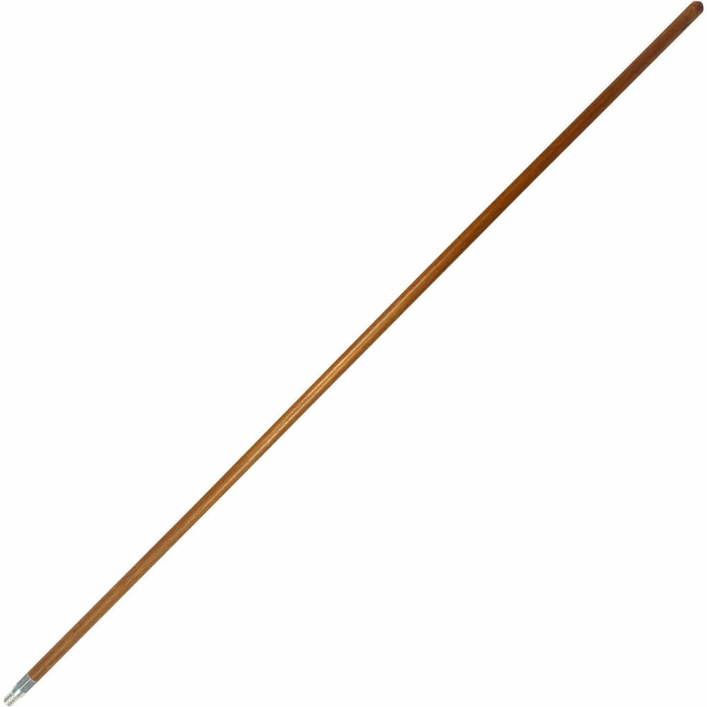 Genuine Joe Wood Handle with Threaded Metal Tip