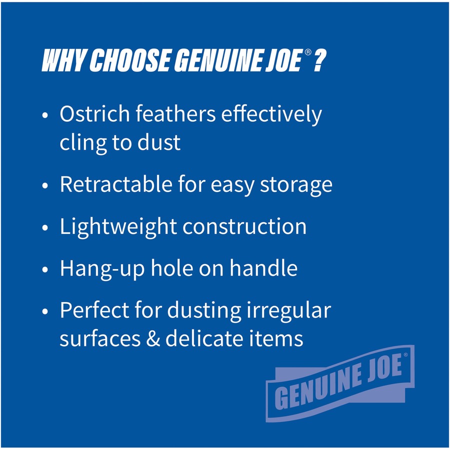 Genuine Joe Retractable Feather Duster