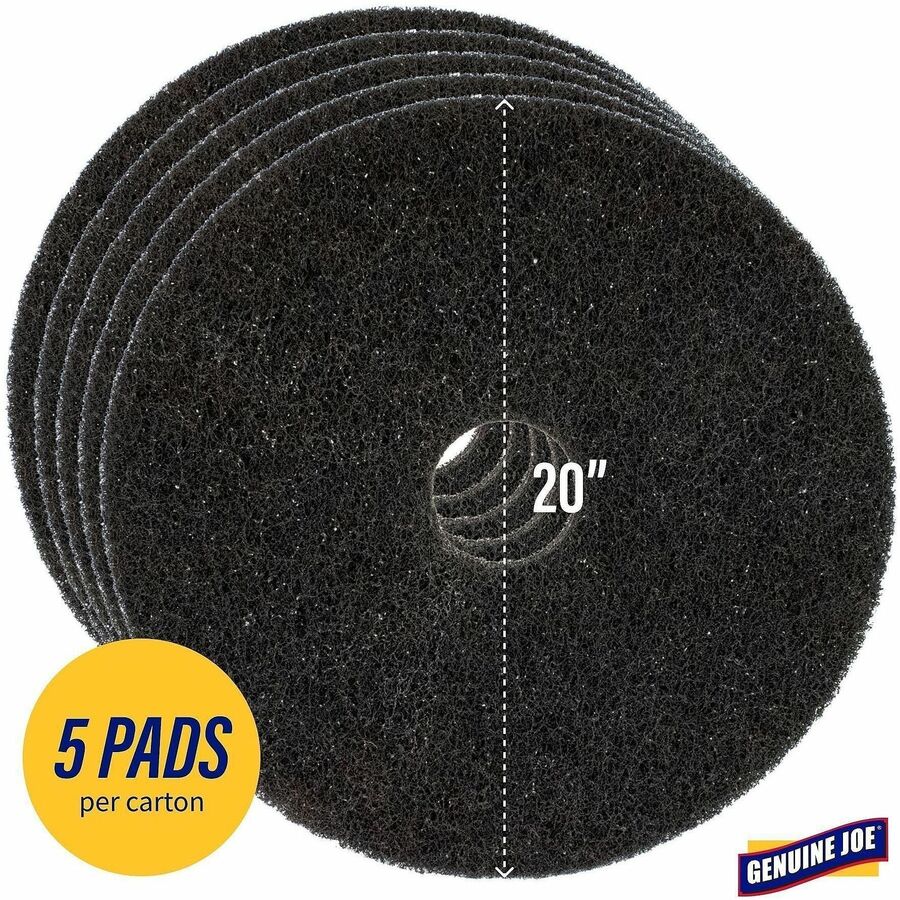 Genuine Joe Black Floor Stripping Pad