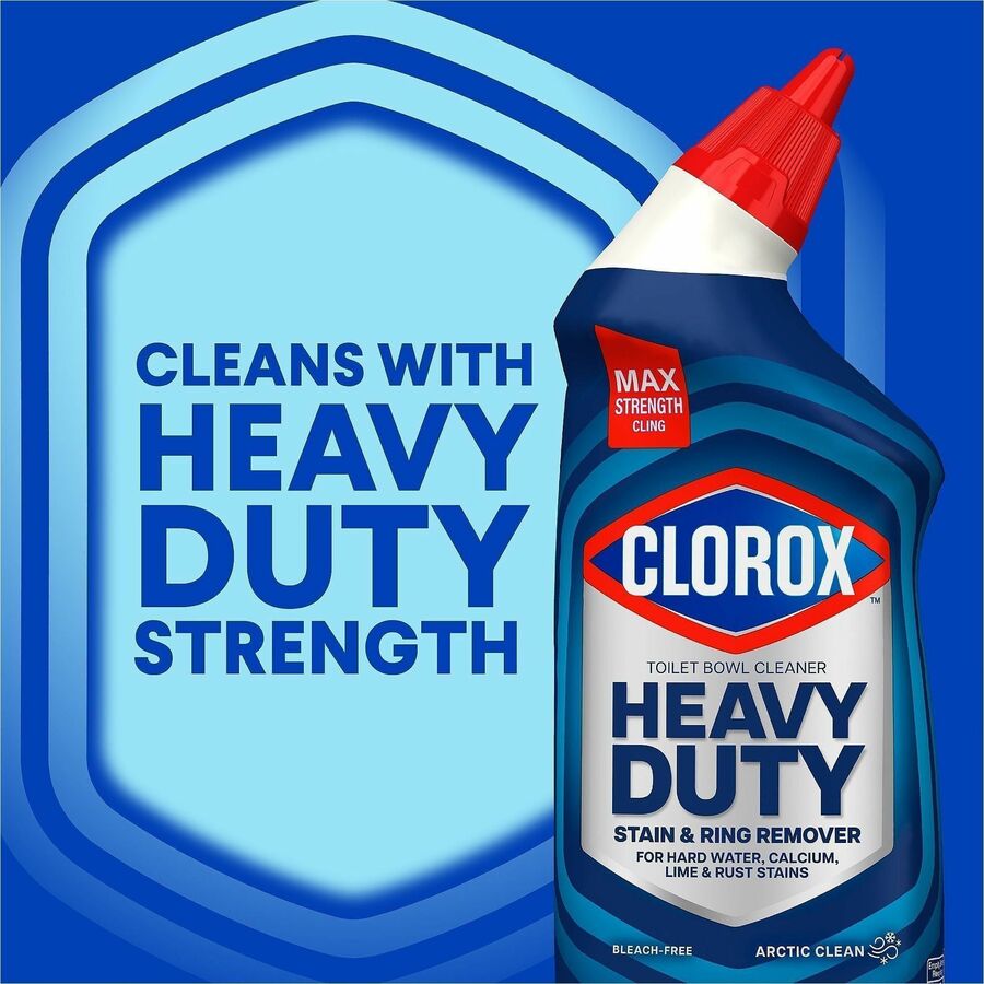 Clorox Toilet Bowl Cleaner Heavy-Duty Stain and Ring Remover