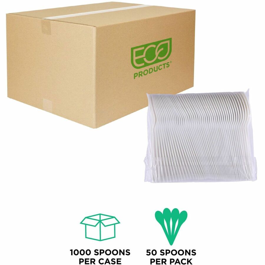 Eco-Products 6" Plantware High-heat Spoons