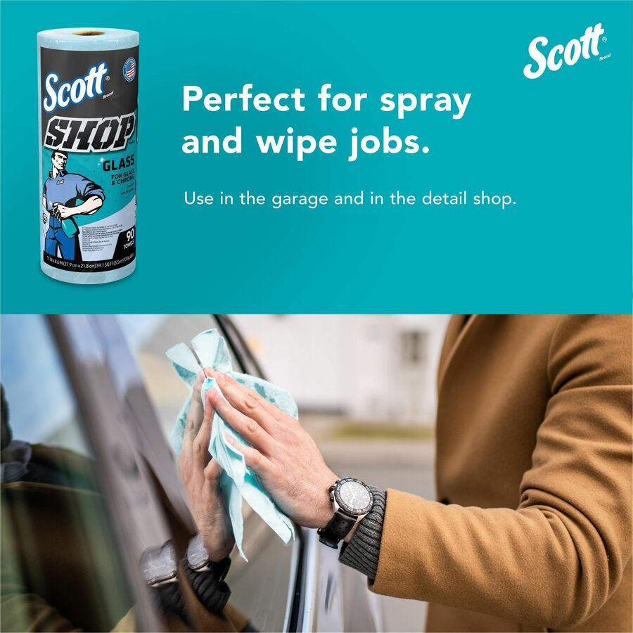 Scott Glass Cleaning Shop Towels